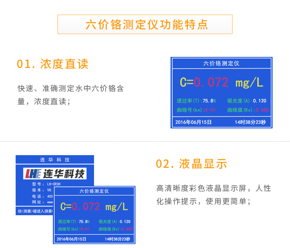 LH-CR3H型六價鉻測定儀