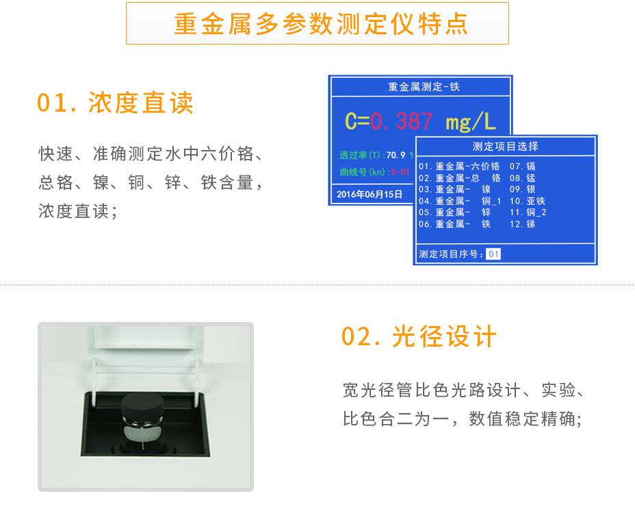 LH-MET3M重金屬多參數(shù)測定儀